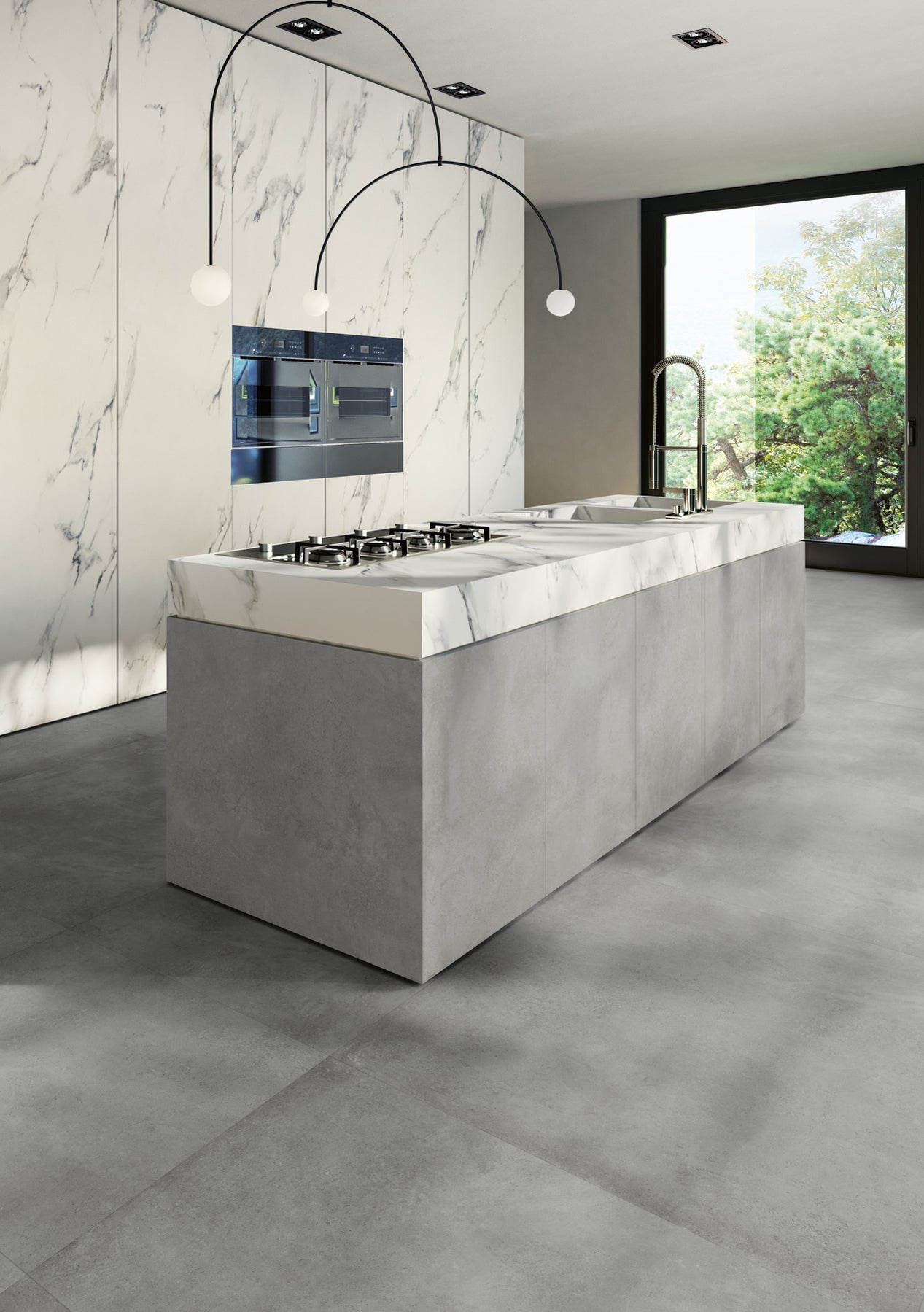 Parker Grey 600x1200mm Matte Floor/Wall Tile (1.44m2 per box) — Jules ...