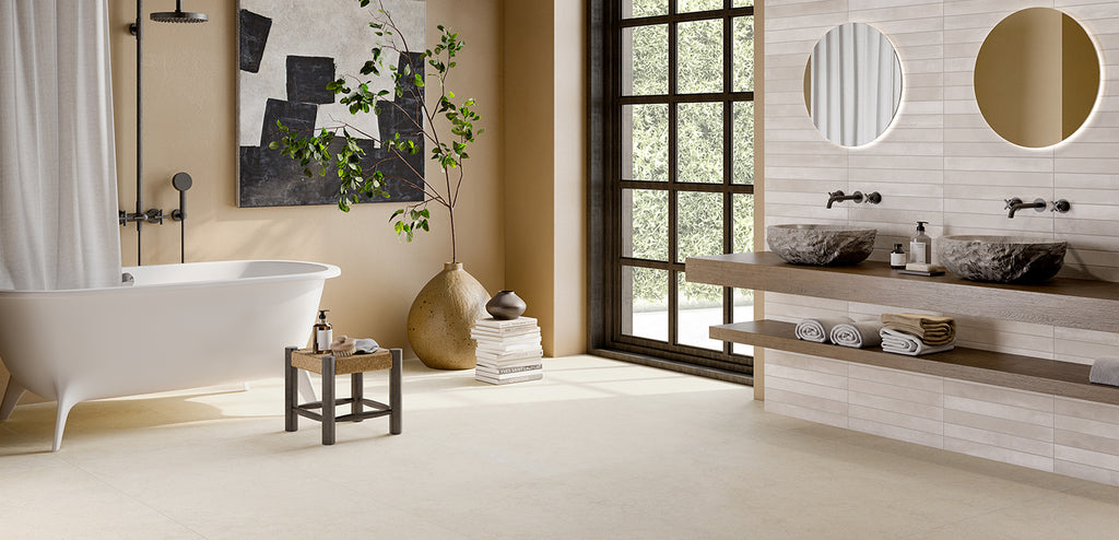 Lutezia Beige 600x600mm Matt Floor/Wall Tile(1.08m2 box)