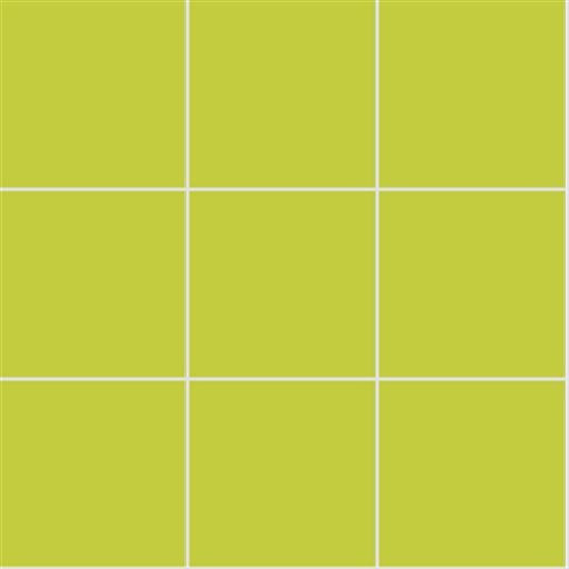 Arco Fluro Lime Green 100x100mm Matt Finish Wall/Floor Tile (300x300mm sheet size)