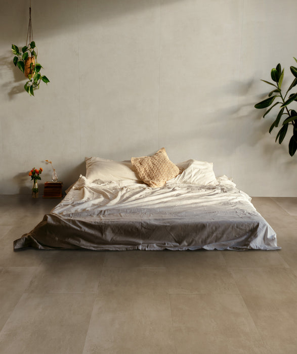 Screed Loft Cream 600x600mm Matte Finish Floor/Wall Tile (1.44m2/box) - $69.55m2