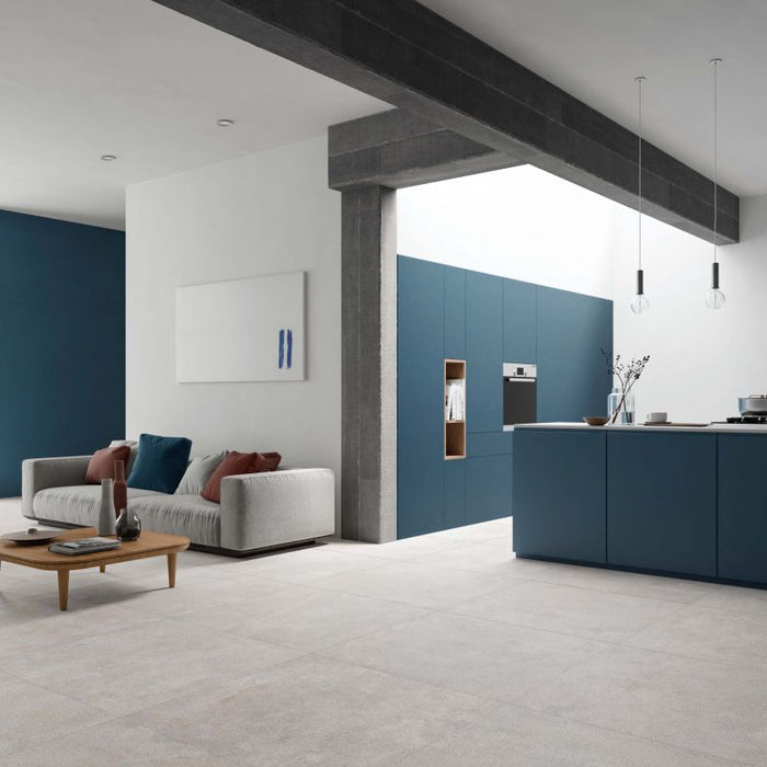Blend Concrete Moon Matte 600x1200mm Floor/Wall Tile (1.44m2 per box)