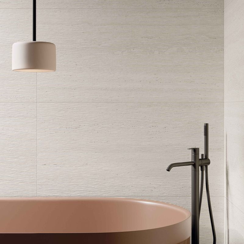 Sensi Roma Wave White Matte 600x1200mm Wall Tile (1.44m2 per box)