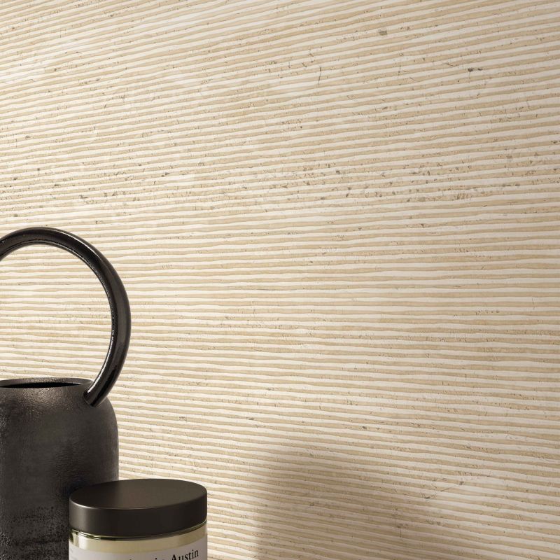Sensi Roma Wave Cream Matte 600x1200mm Wall Tile (1.44m2 per box)