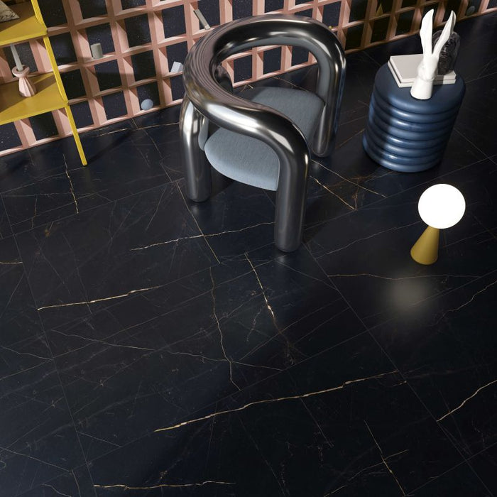 Sensi 900 Precious Black Matte 600x1200mm Floor/Wall Tile (1.44m2 per box)