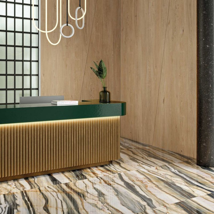 Sensi 900 Oyster Gold Polished 600x1200mm Floor/Wall Tile (1.44m2 per box)