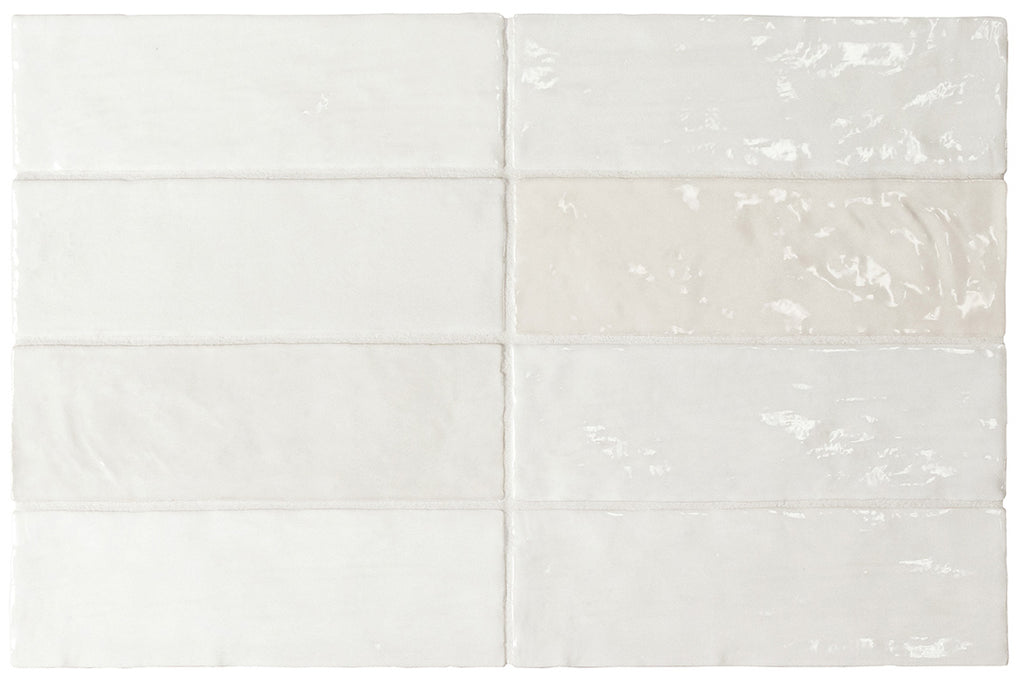 La Riviera Blanc Gloss Wall Tile 65x200mm (0.50m2 box) - $78.50m2