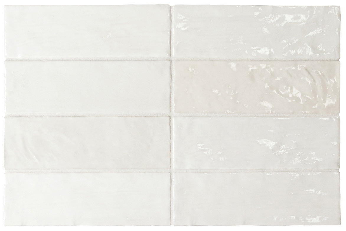 La Riviera Blanc Gloss Wall Tile 65x200mm (0.50m2 box)