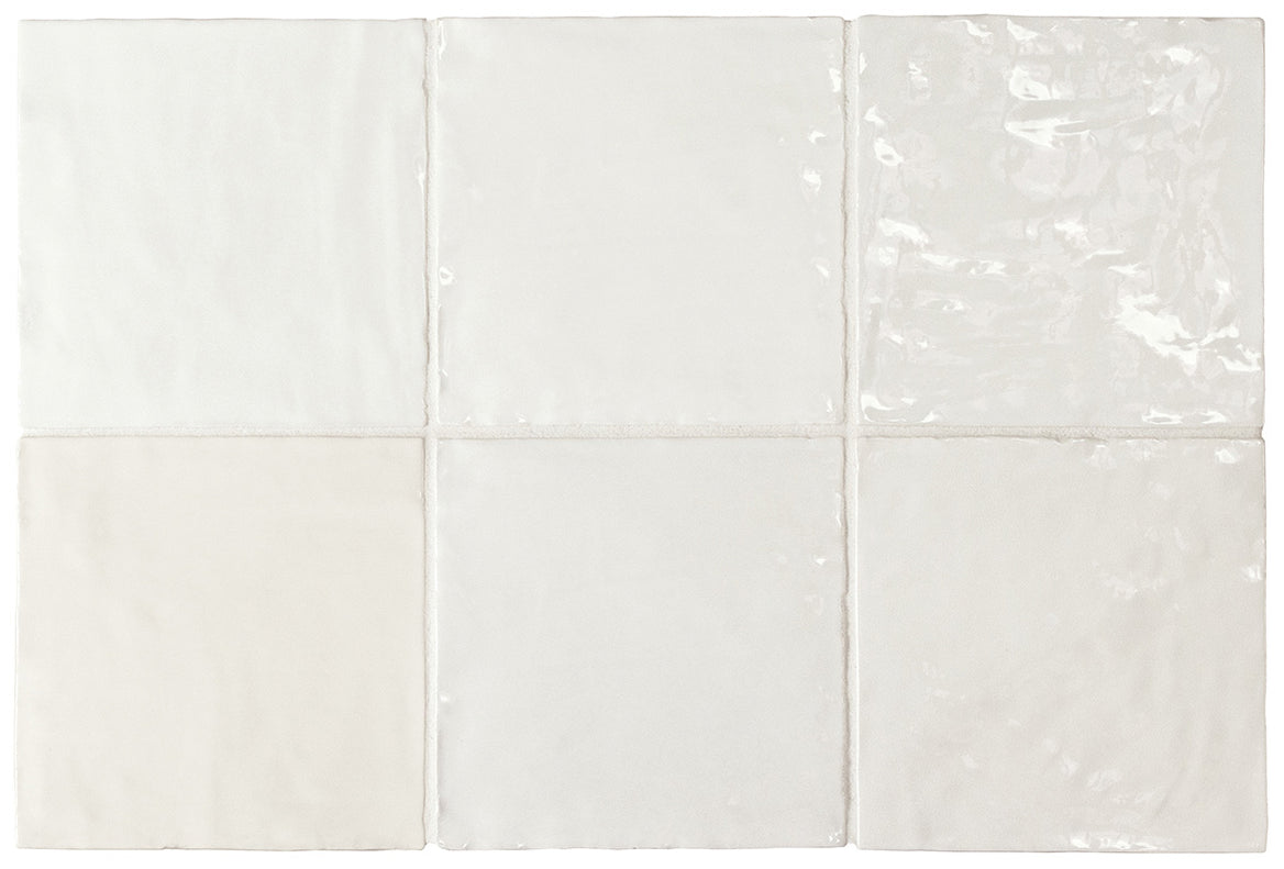 La Riviera Blanc Gloss Wall Tile 132x132mm (1.00m2 box) — Jules Baxter