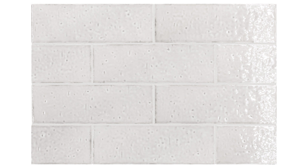 Kalma White Gloss Wall Tile 60x186mm (0.424m2 box)