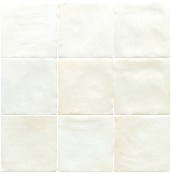 Sabbia Silica White 100x100mm Matt Wall Tile (0.6m2 box)