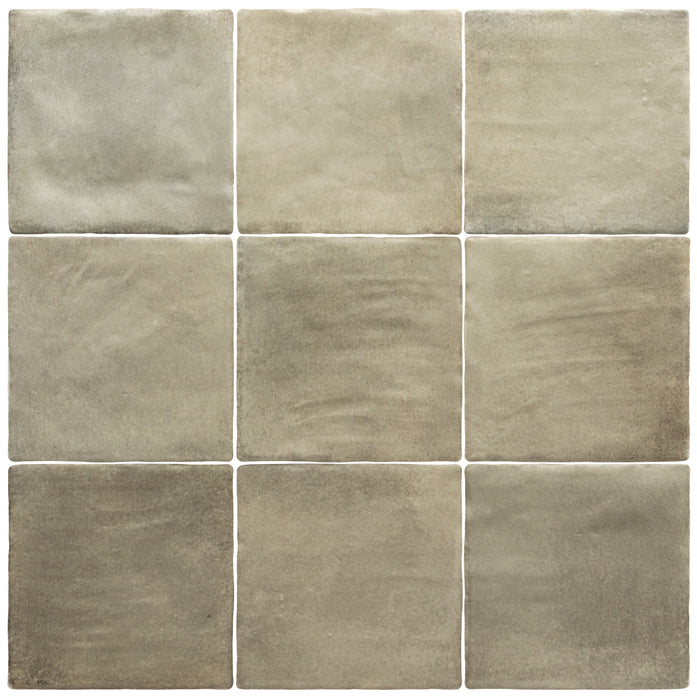 Sabbia Weald Green 100x100mm Matt Wall Tile (0.6m2 box)