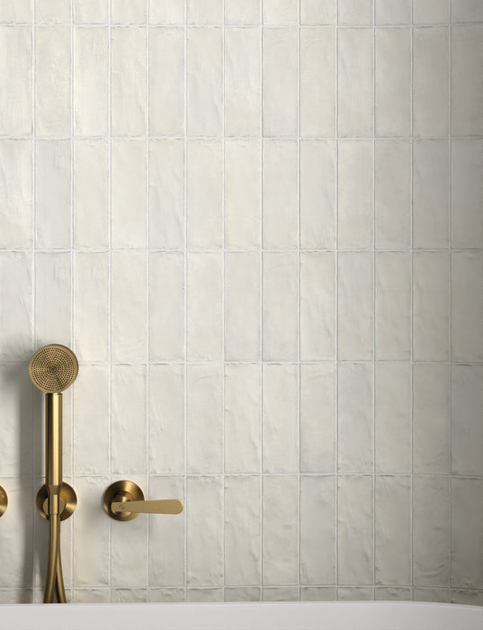 Sabbia Silica White 65x200mm Matt Wall Tile (0.5m2 box)