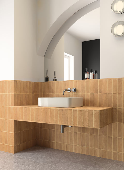 Sabbia Terracotta 65x200mm Matt Wall Tile (0.5m2 box)