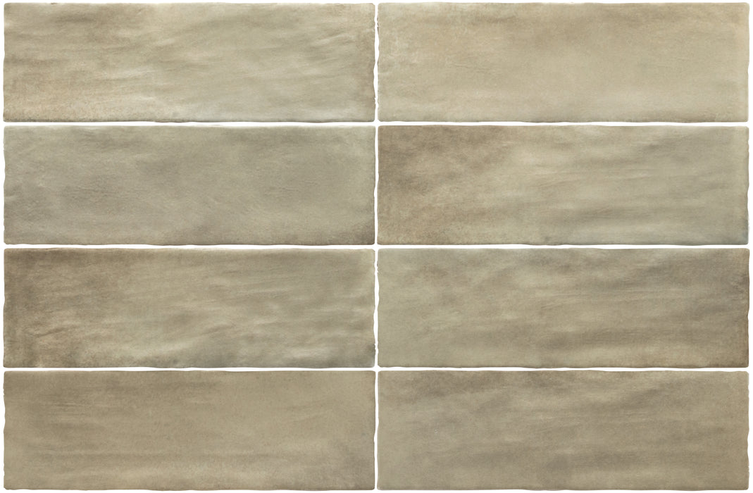 Sabbia Weald Green 65x200mm Matt Wall Tile (0.5m2 box)