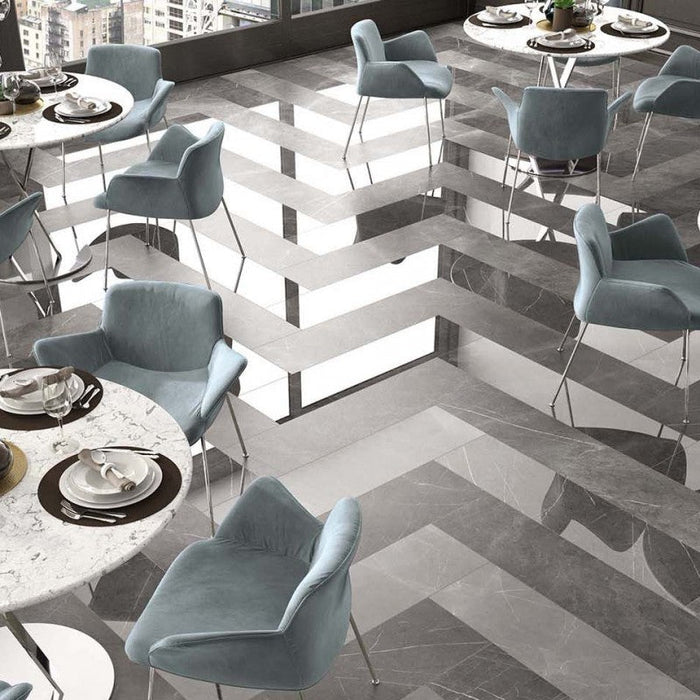 Sensi Classic Pietra Grey Polished 600x1200mm Floor/Wall Tile (1.44m2 per box)