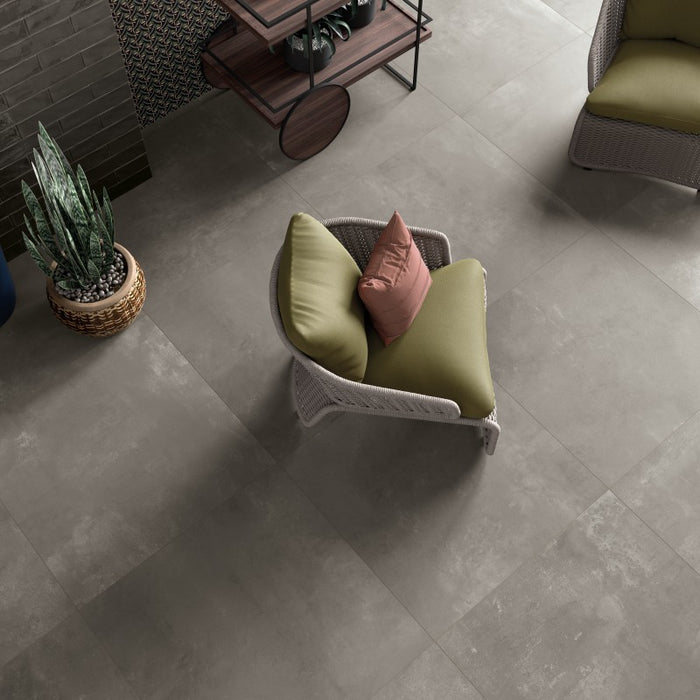 Lab325 Base Taupe 600x600mm Matte Floor/Wall Tile (1.08m2 box)