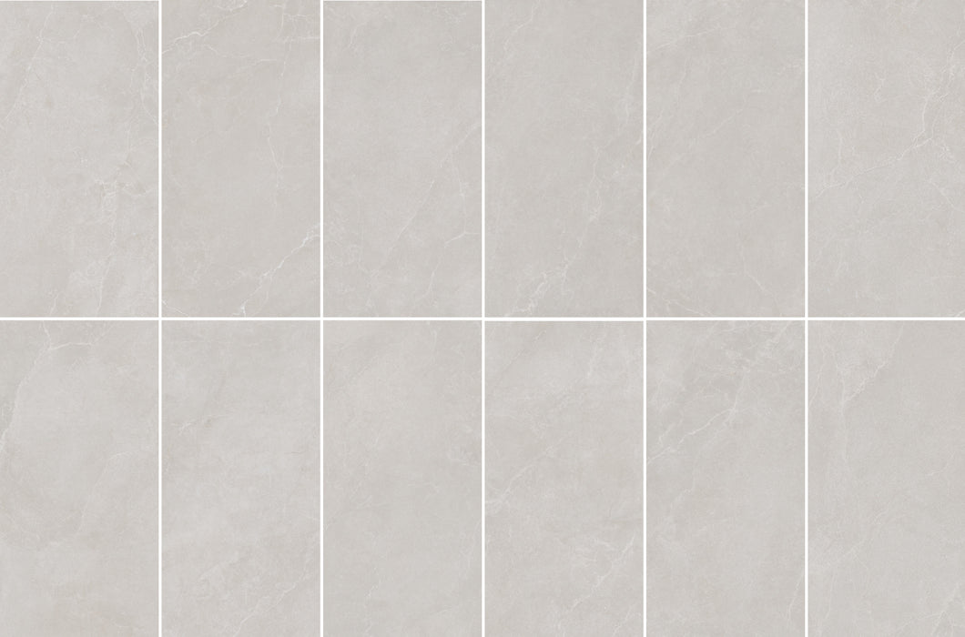 Noble Stone Grey 600x1200mm 3D Satin Floor/Wall Tile (1.44m2 per box)