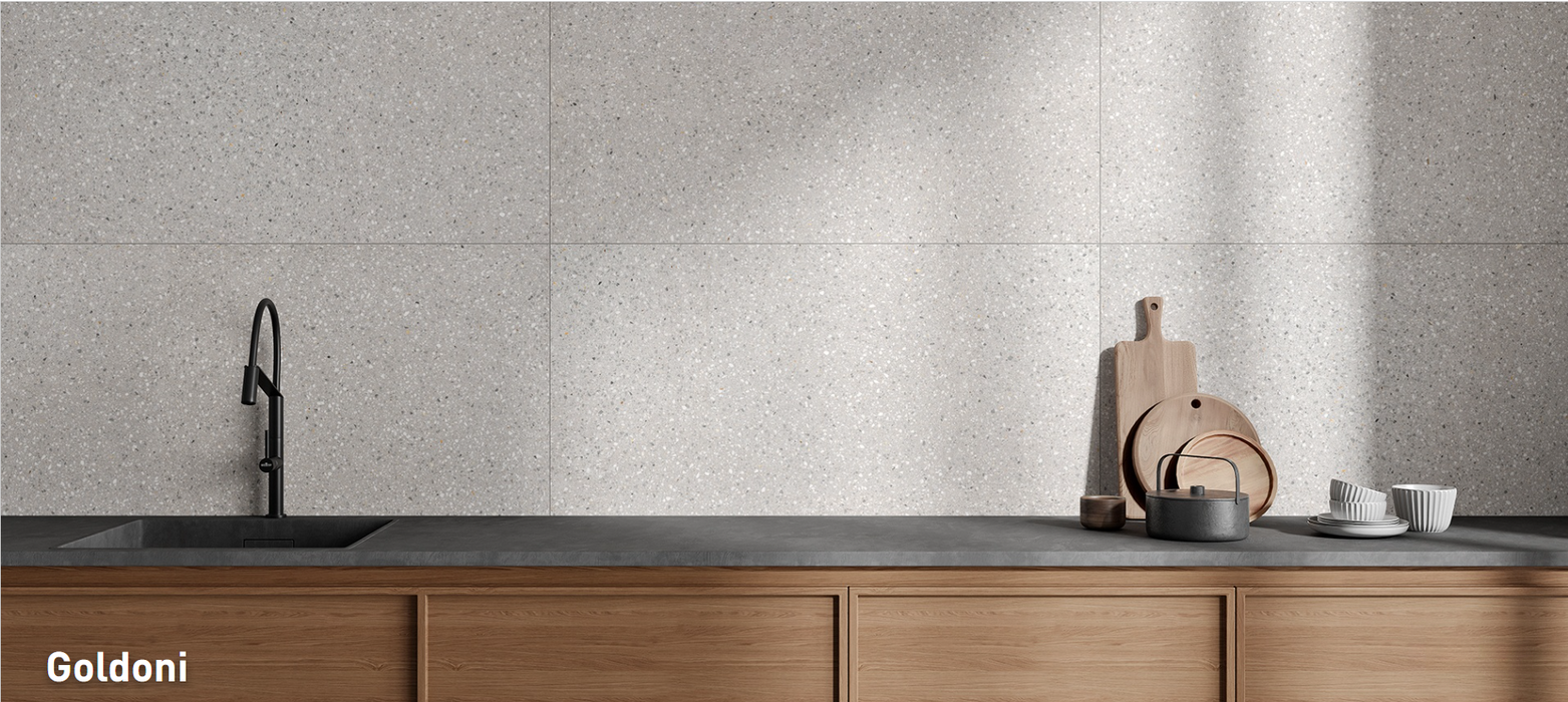 Goldoni Grigio 600x1200mm Matt Floor/Wall Tile (1.44m2 box)