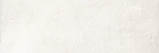 Newclay Flower White 400x1200mm Matte Wall Tile (1.92m2 Per Box)