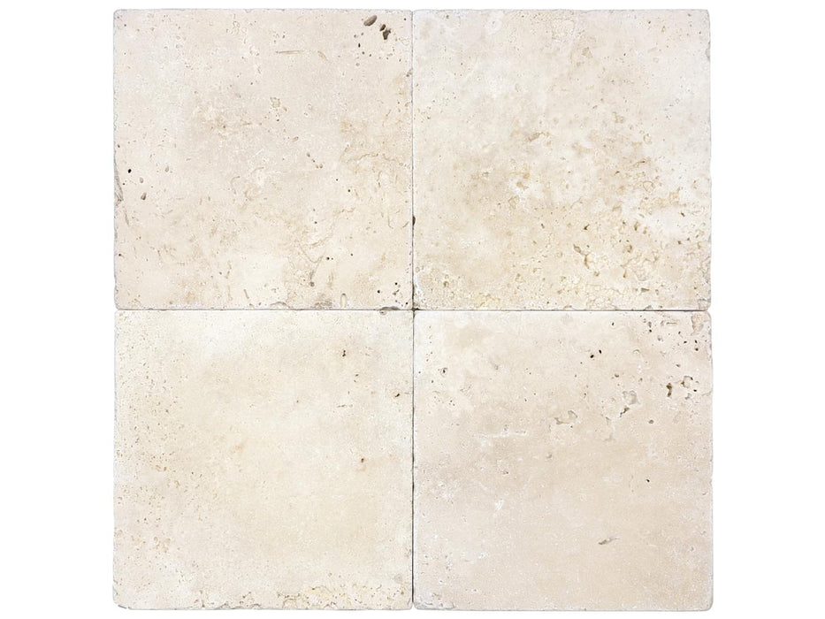 Ivory Travertine Tumbled French Pattern (0.72m2 per box)