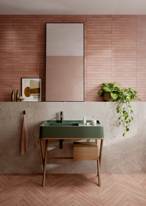 Mixture Red Wood 45x450mm Wall/Floor Tile (0.74m2 box)