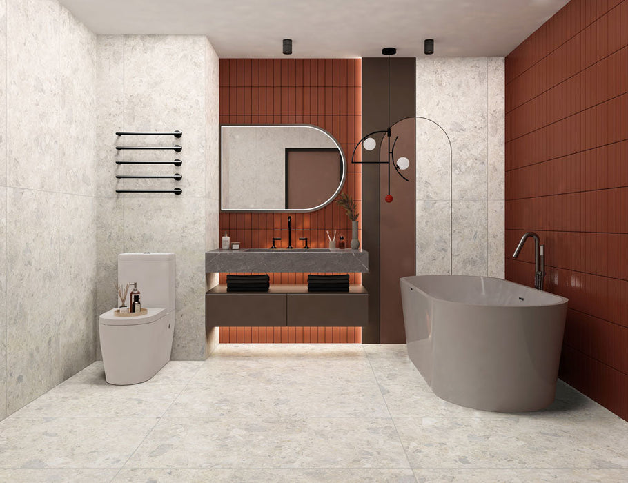 Bologna Ceppo Bianco 600x600mm Matt Floor/Wall Tile (1.44m2 per box)