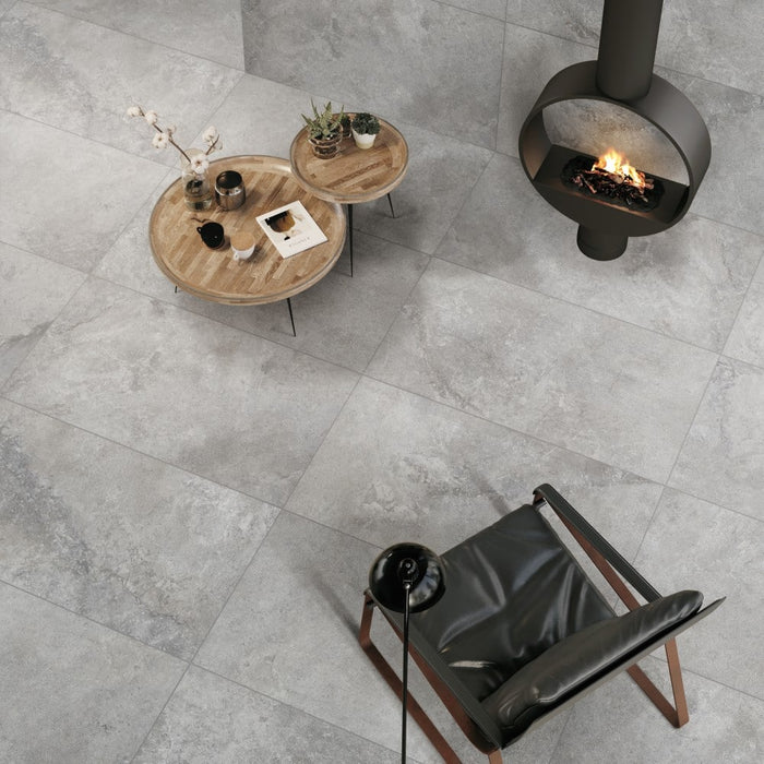 Planet Cinder 600x600mm In/Out Floor Tile(1.44m2 box)