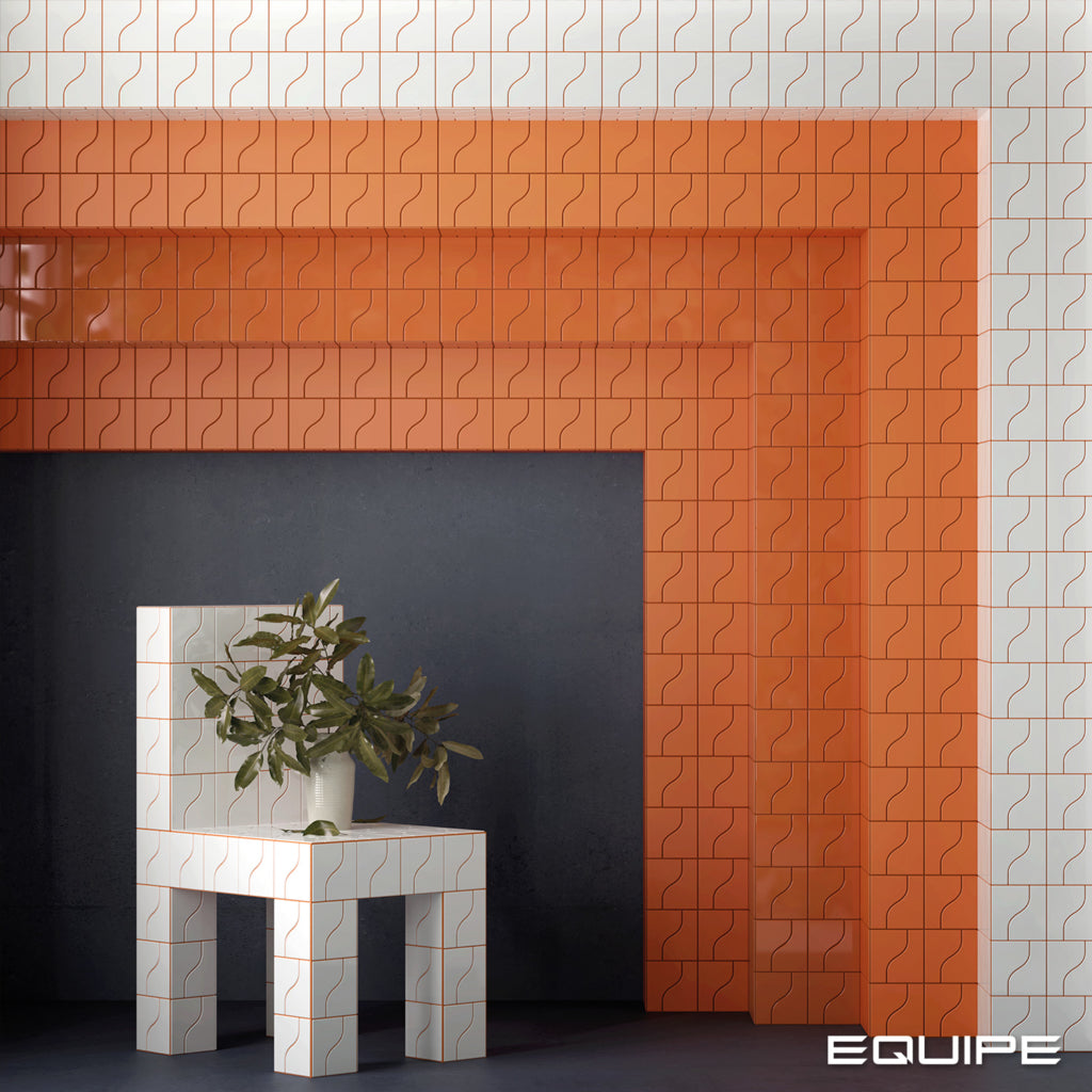 Curve Sunset Gloss 83x120mm Wall Tile (.48m2 box)