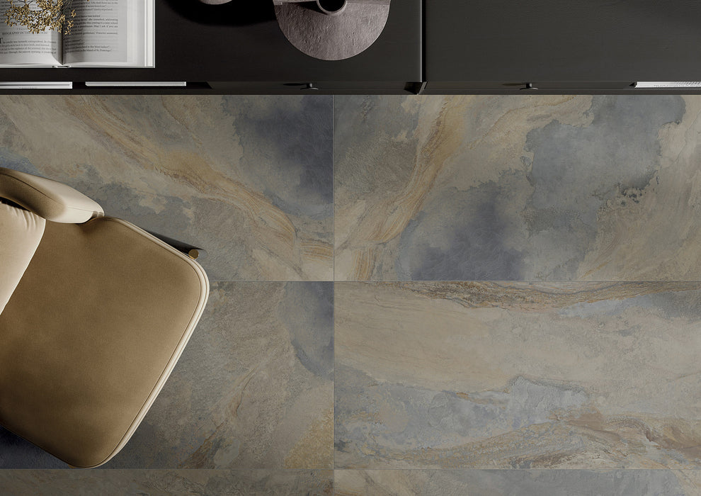 Deep Stone Natural 600x1200mm Matte Wall/Floor Tile (1.44m2 per box)