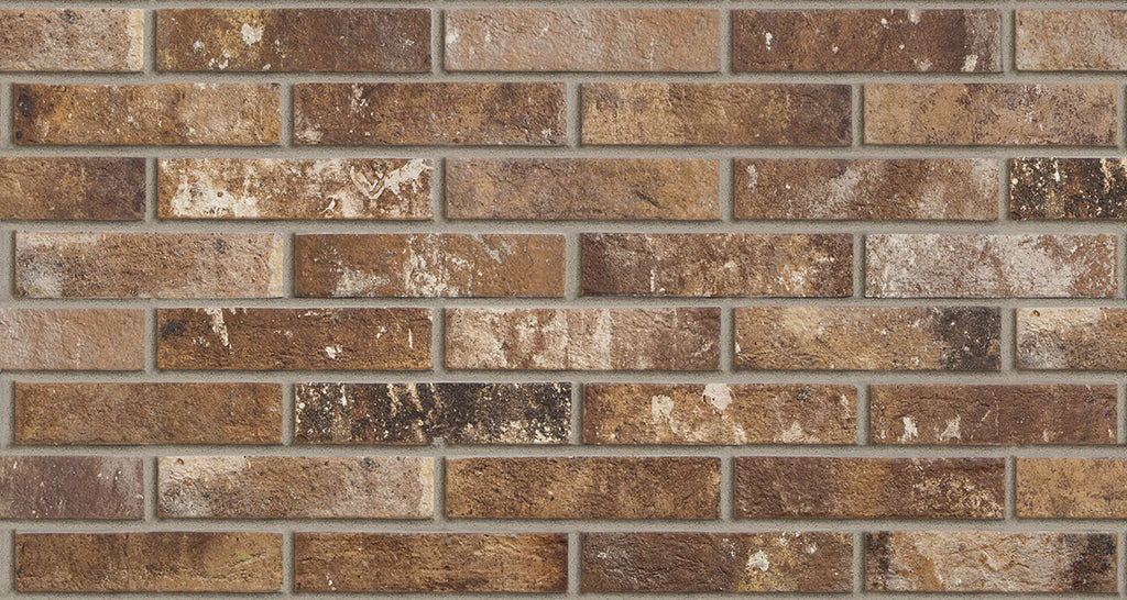 Piccadilly Sunset Brick 60x250mm Textured Floor/Wall Tile (0.58m2 box)