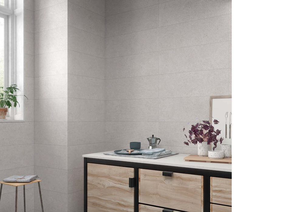 Kalksten Artic 600x1200mm Lappato Floor/Wall Tile (1.44m2 per box ...