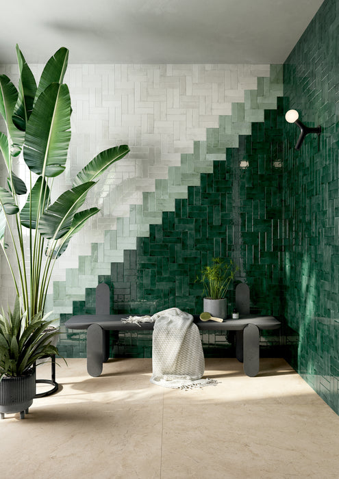 Small Emerald 65x200mm Gloss Wall Tile (0.50m2 box) - $91.10m2
