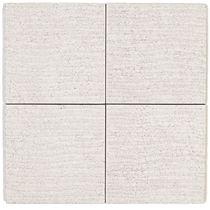 Le Terre Bianco Decoro 100x100mm Matt Floor/Wall Tile (0.5m2 per box)