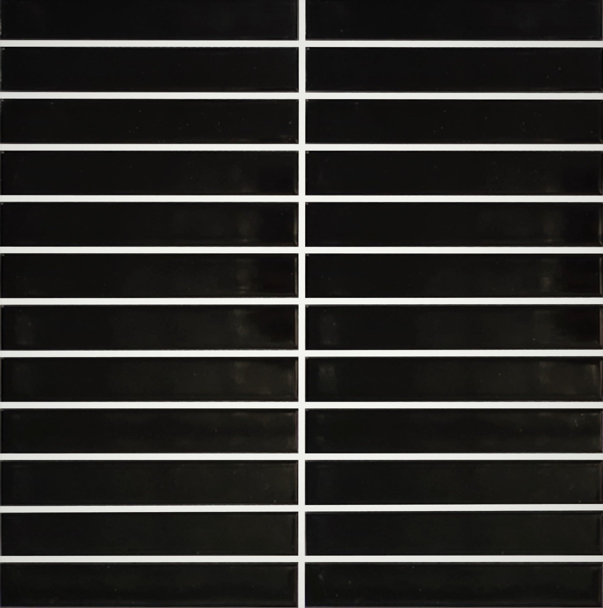 Palo Kit Kat Flat Black 300x300mm Matt Mosaic Wall Tile (0.901m2 box)