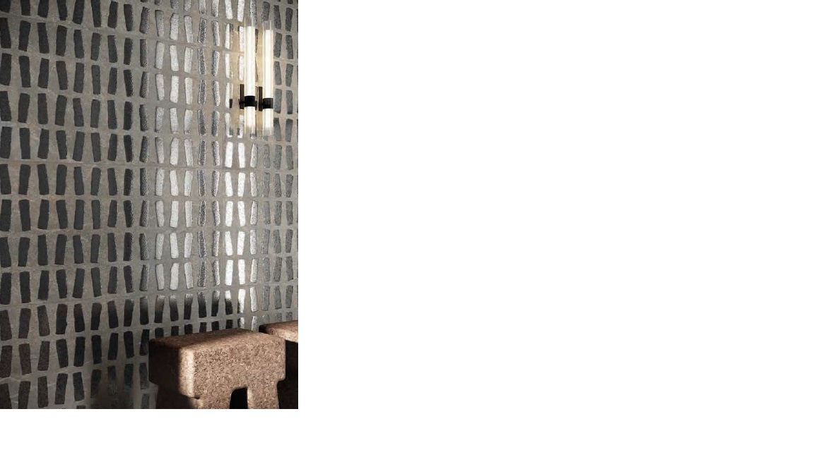 Decori da Rivestimento Metal Mud Matte 600x1200mm Wall/Floor Tile (per piece)
