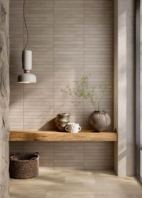 Mixture Beige 45x450mm Wall/Floor Tile (0.74m2 box)