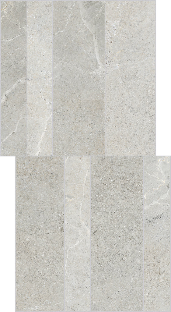 Noble Stone Muretto Grey 300x600mm Matt Wall Tile (1.08m2 per box)