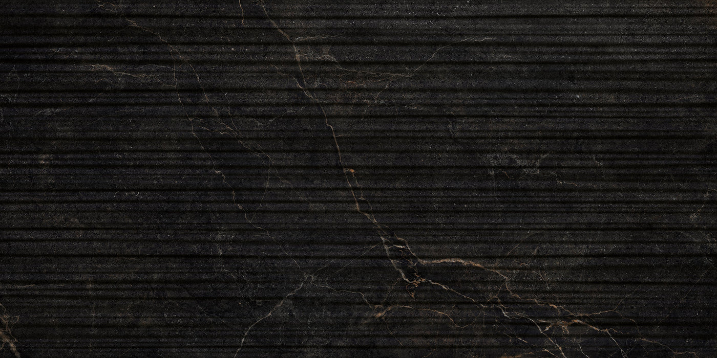 Noble Stone 3D Stripes Dark 600x1200mm Wall Tile (1.44m2 per box)