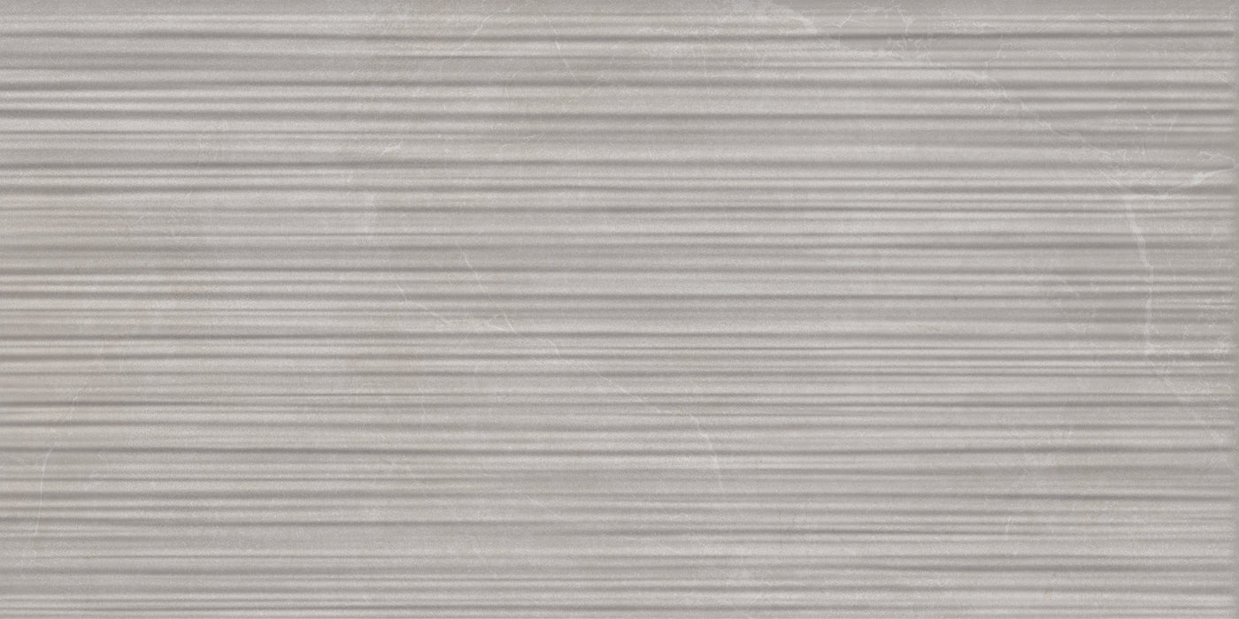 Noble Stone 3D Stripes Grey 600x1200mm Wall Tile (1.44m2 per box)