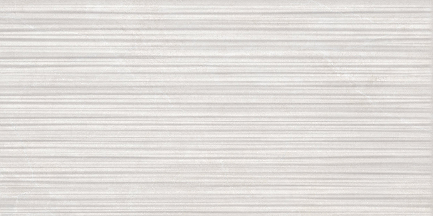 Noble Stone 3D Stripes White 600x1200mm Wall Tile (1.44m2 per box)