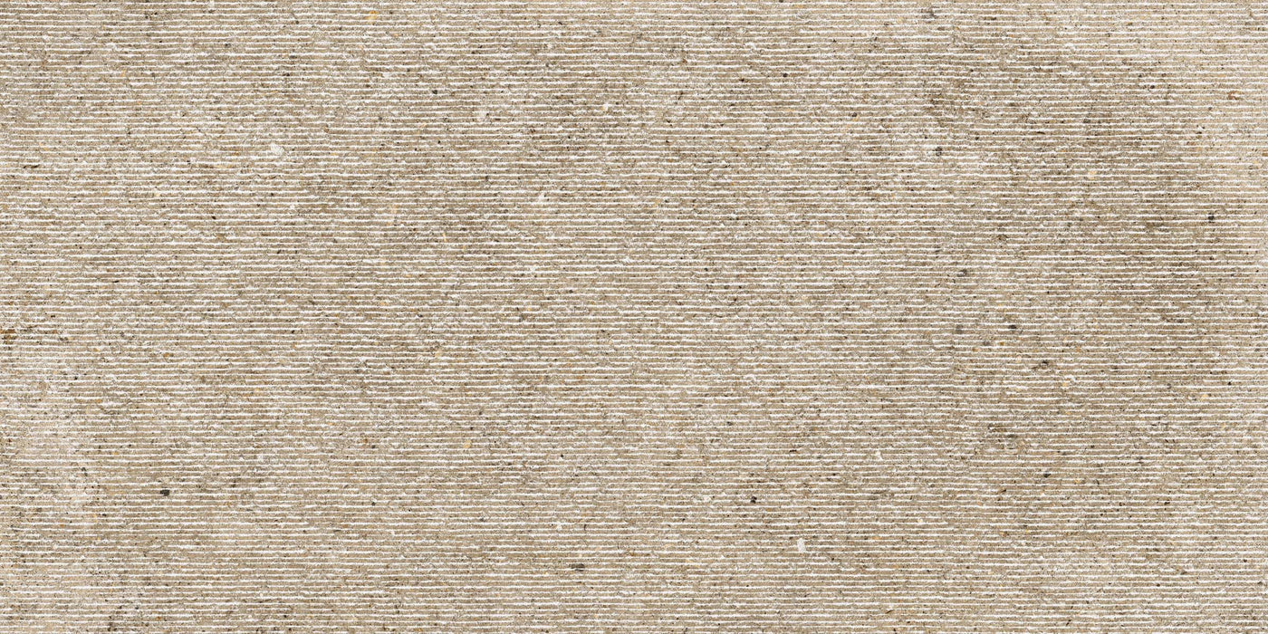 Poetry Stone Carving Ecru Matte 600x1200mm Wall Tile (1.44m2 per box) - $129.97m2