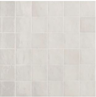 Medley Bianco 100x100mm Gloss Wall Tile (0.54m2 per box)