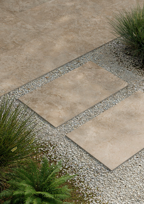 Lithoteke Travertino Noce Matt 300x600mm Floor/Wall Tile (1.26m2 per box)