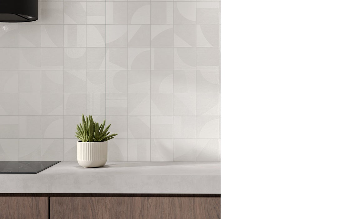 Story White 150x150mm Matt Wall/Floor Tile (0.585m2 box)