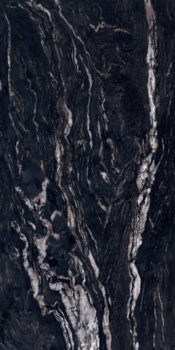 Sensi Gems Titanium Black Matte 600x1200mm Floor/Wall Tile (1.44m2 per box)