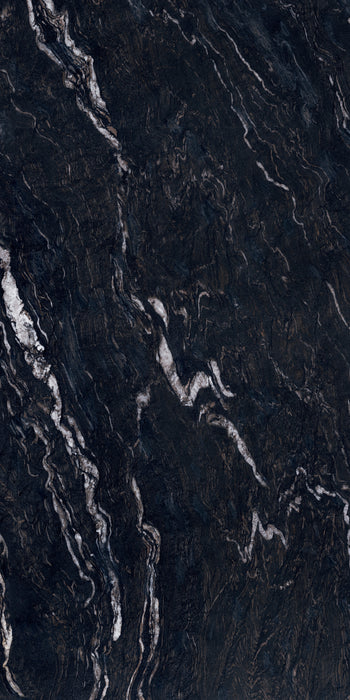 Sensi Gems Titanium Black Matte 600x1200mm Floor/Wall Tile (1.44m2 per box)