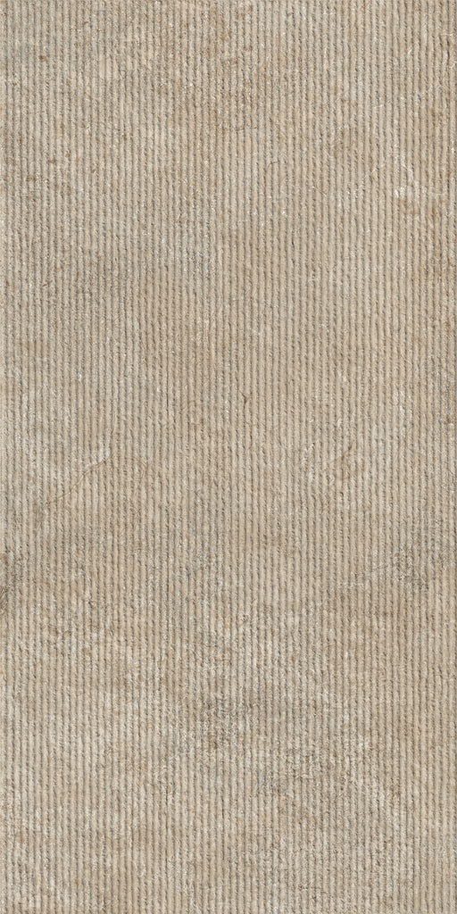 Lithoteke Travertino Noce Splitface 3D 600x1200mm Wall Tile (1.44m2 per box)