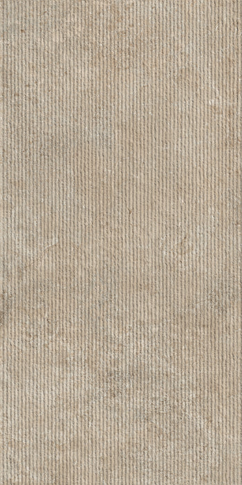 Lithoteke Travertino Noce Splitface 3D 600x1200mm Wall Tile (1.44m2 per box)