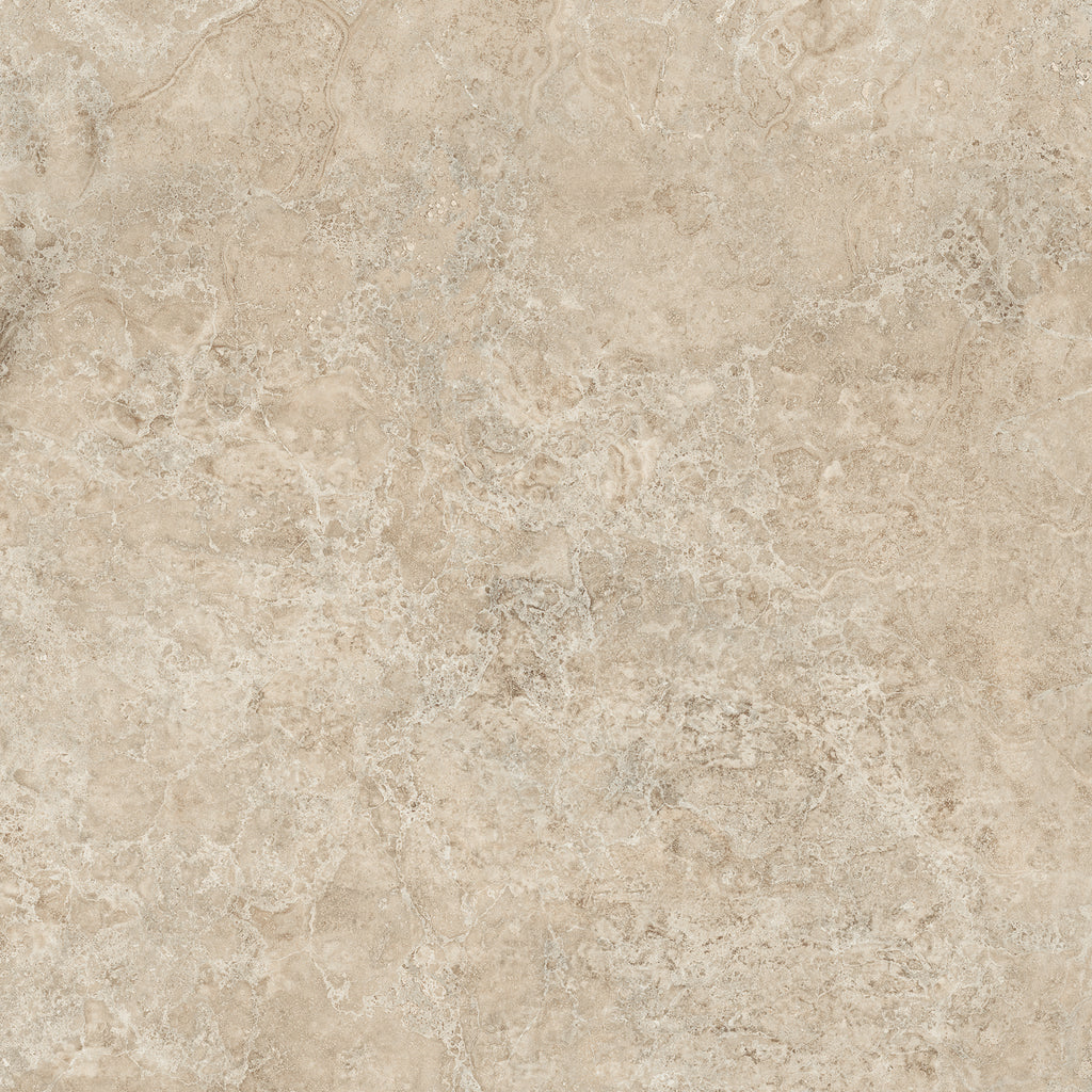 Lithoteke Travertino Noce Matt 600x600mm Floor/Wall Tile (1.08m2 per box)