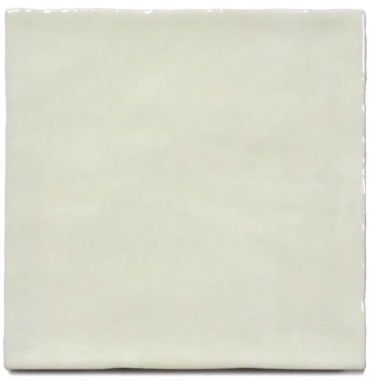 Zellige Ivory 100x100mm Gloss Finish Wall Tile (0.51m2 box)